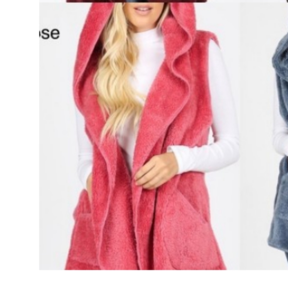 Teddy bear vest with pockets